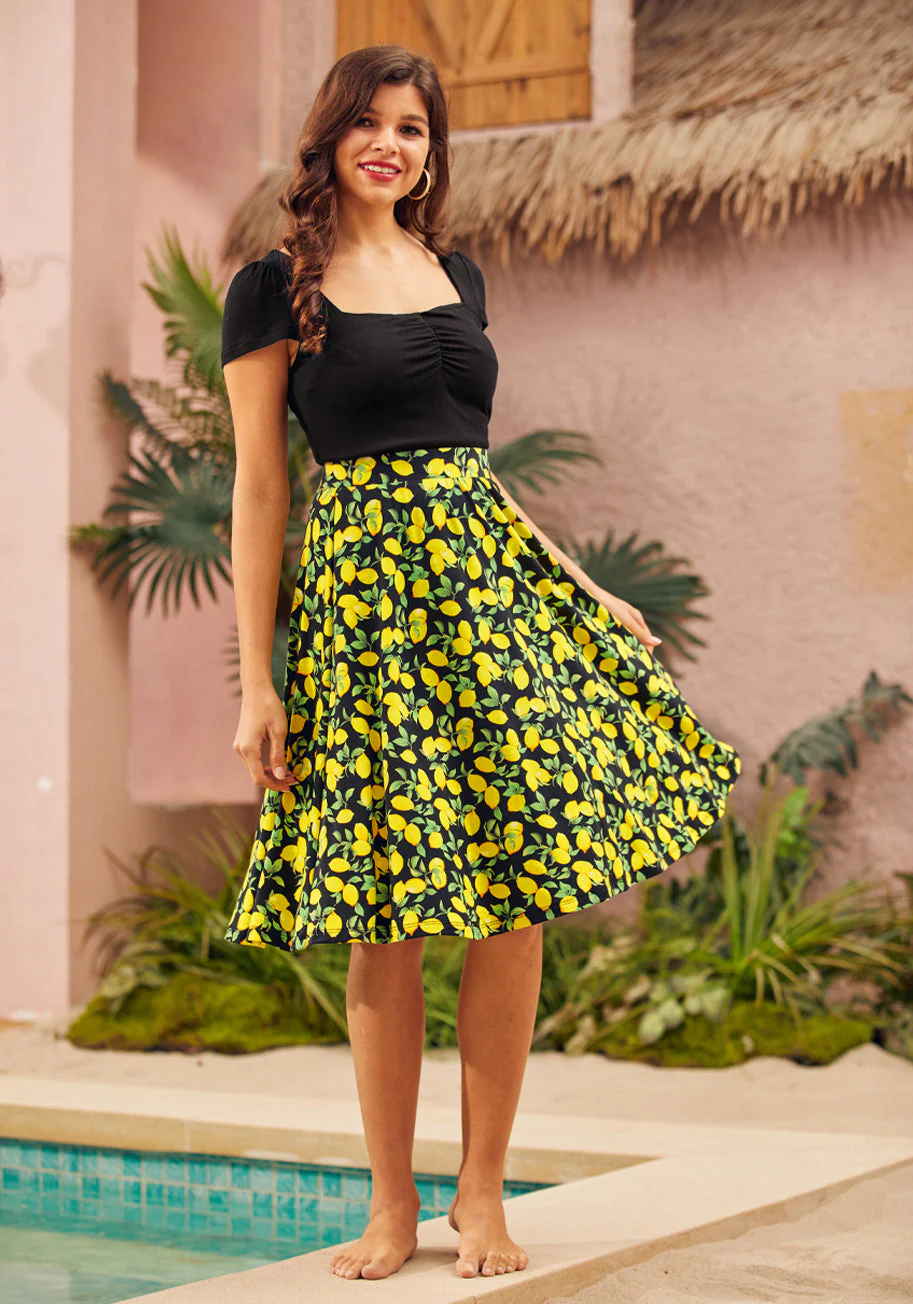 Excellence Attained Knit A-Line Skirt - Olabens
