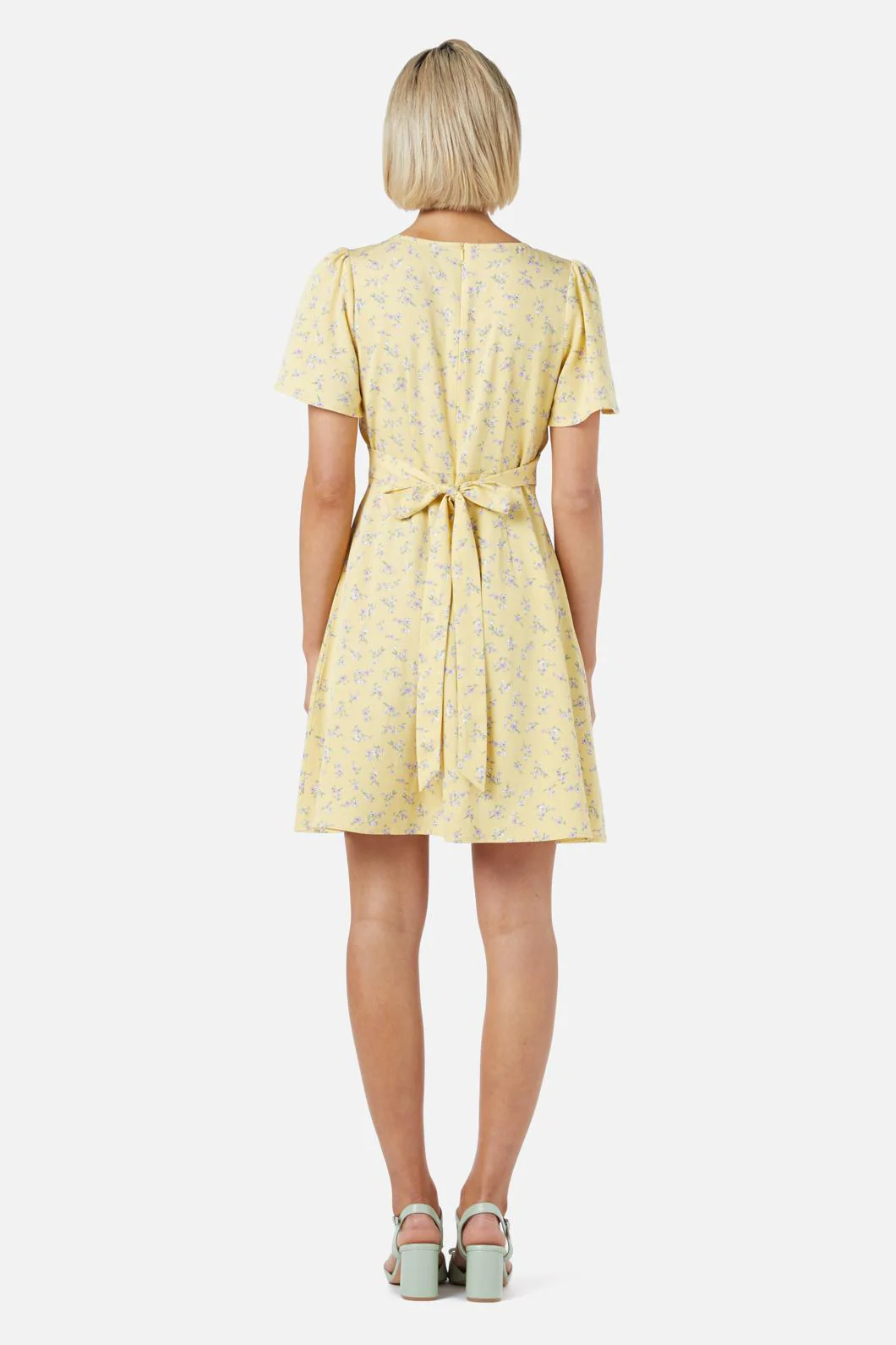 Lila Ditsy Mini Dress - Olabens
