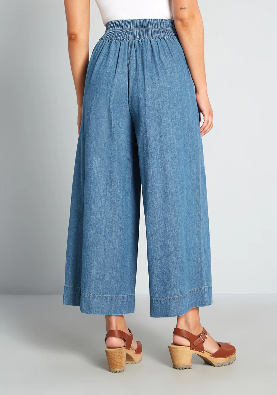 Plan Your Weekend Wide-Leg Jeans - Olabens