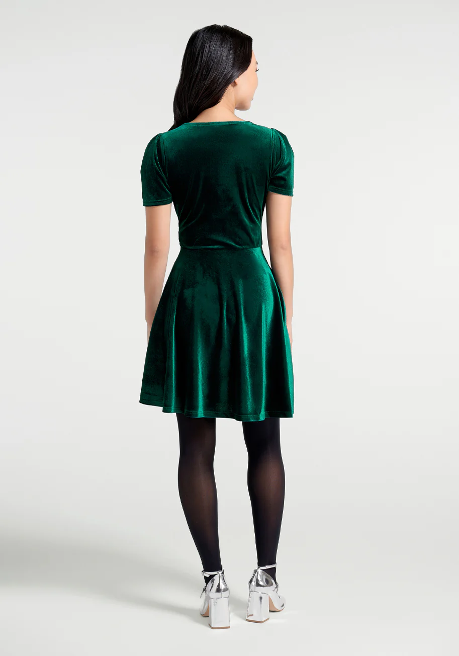 Party Favors Fit-and-Flare Dress - Olabens