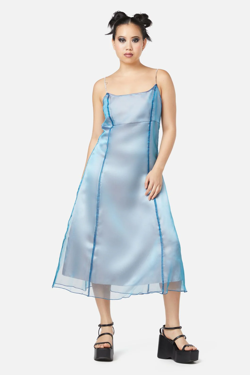 Holographic Sheer Dress - Olabens