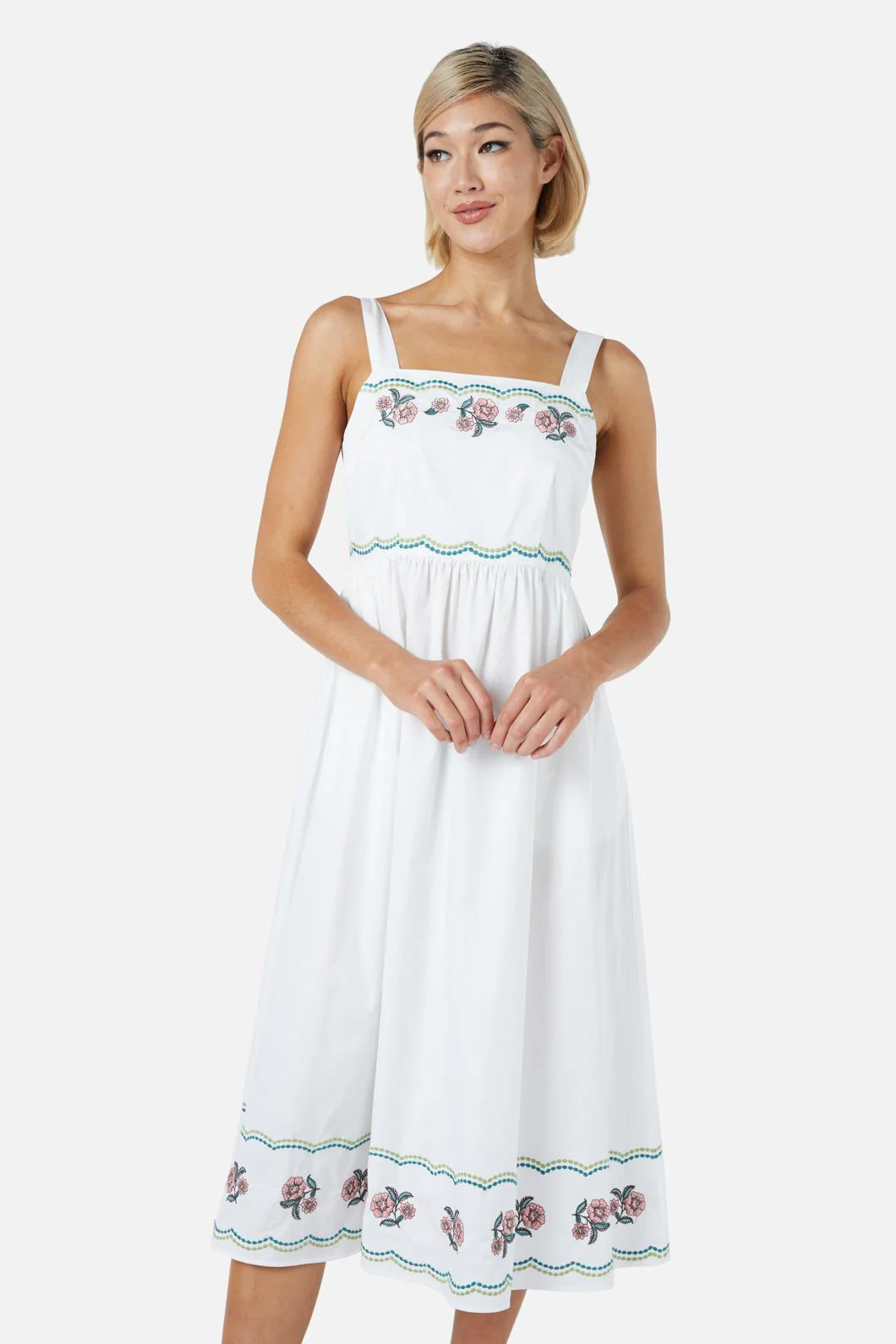 Renata Emb Dress - Olabens