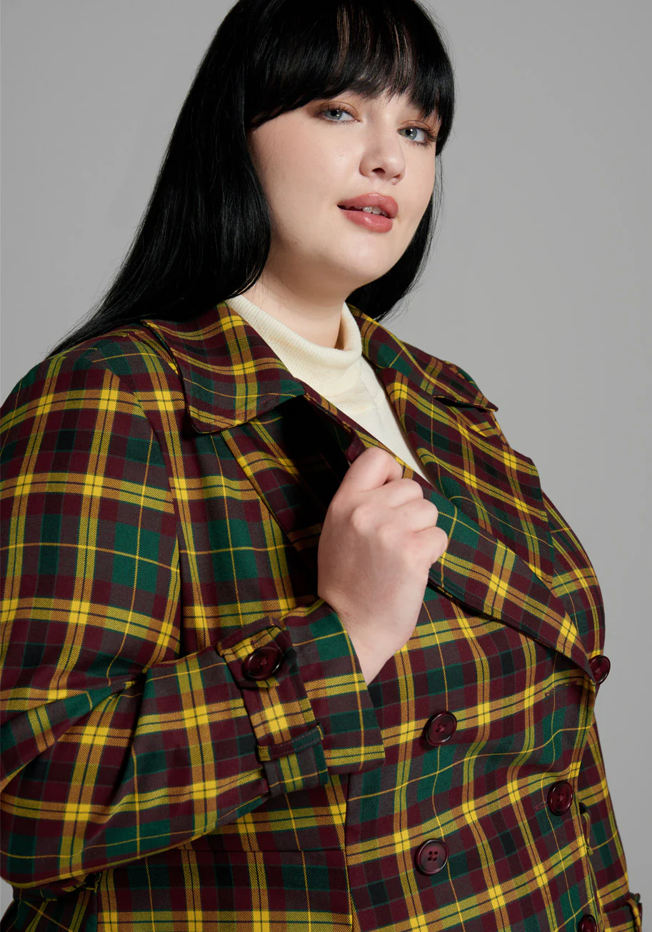 Skirting The Issue Trench Coat - Olabens