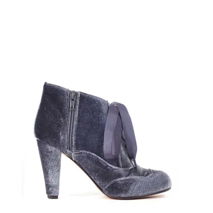 Taylor Velvet Enchanting Booties - Olabens