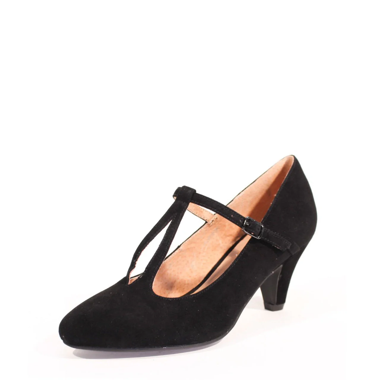 Gin T-Strap Heels - Olabens