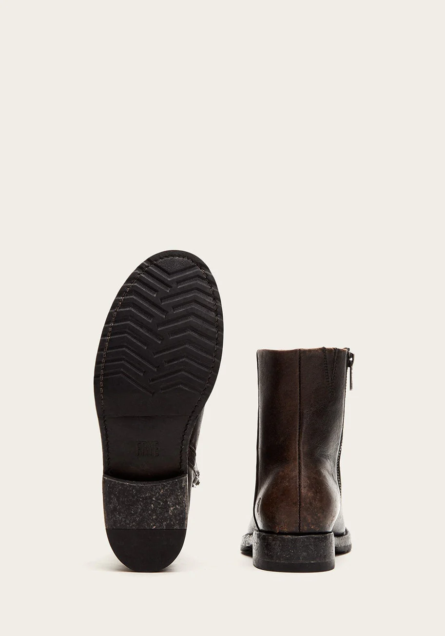 Veronica Inside Zip Ankle Boot - Olabens
