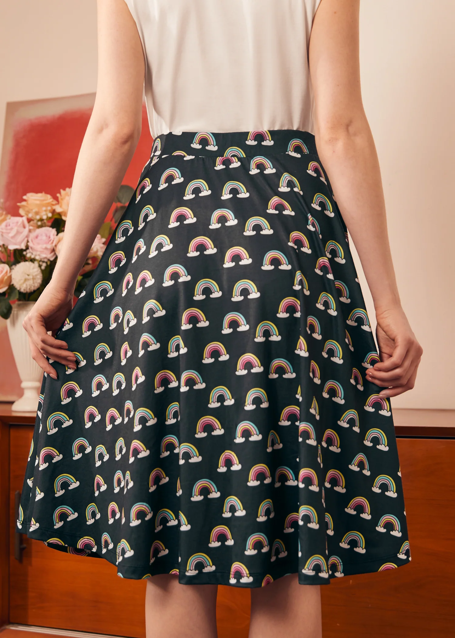Excellence Attained Knit Midi Skirt - Olabens