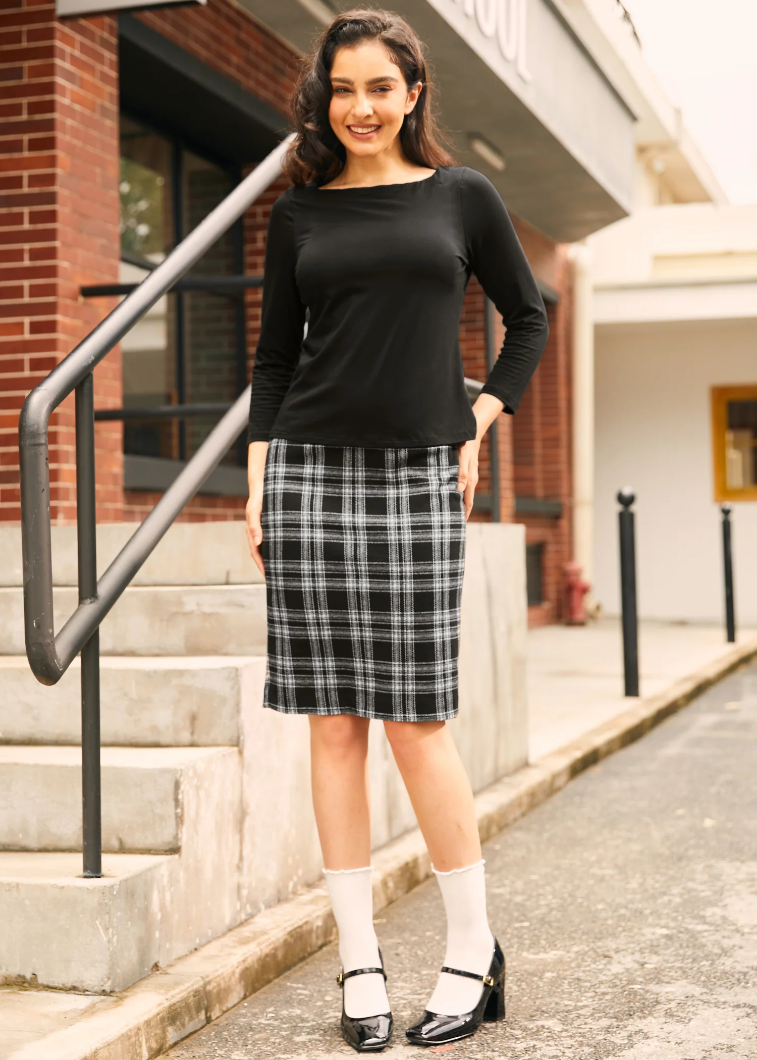 Old Hollywood 3/4 Sleeve Top - Olabens
