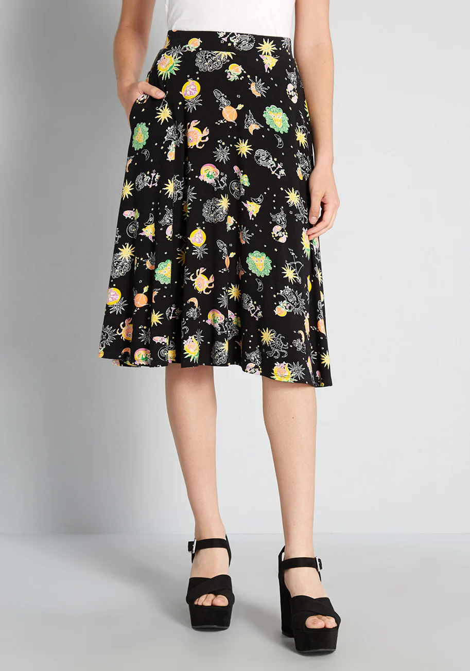 Excellence Attained Knit A-Line Skirt - Olabens