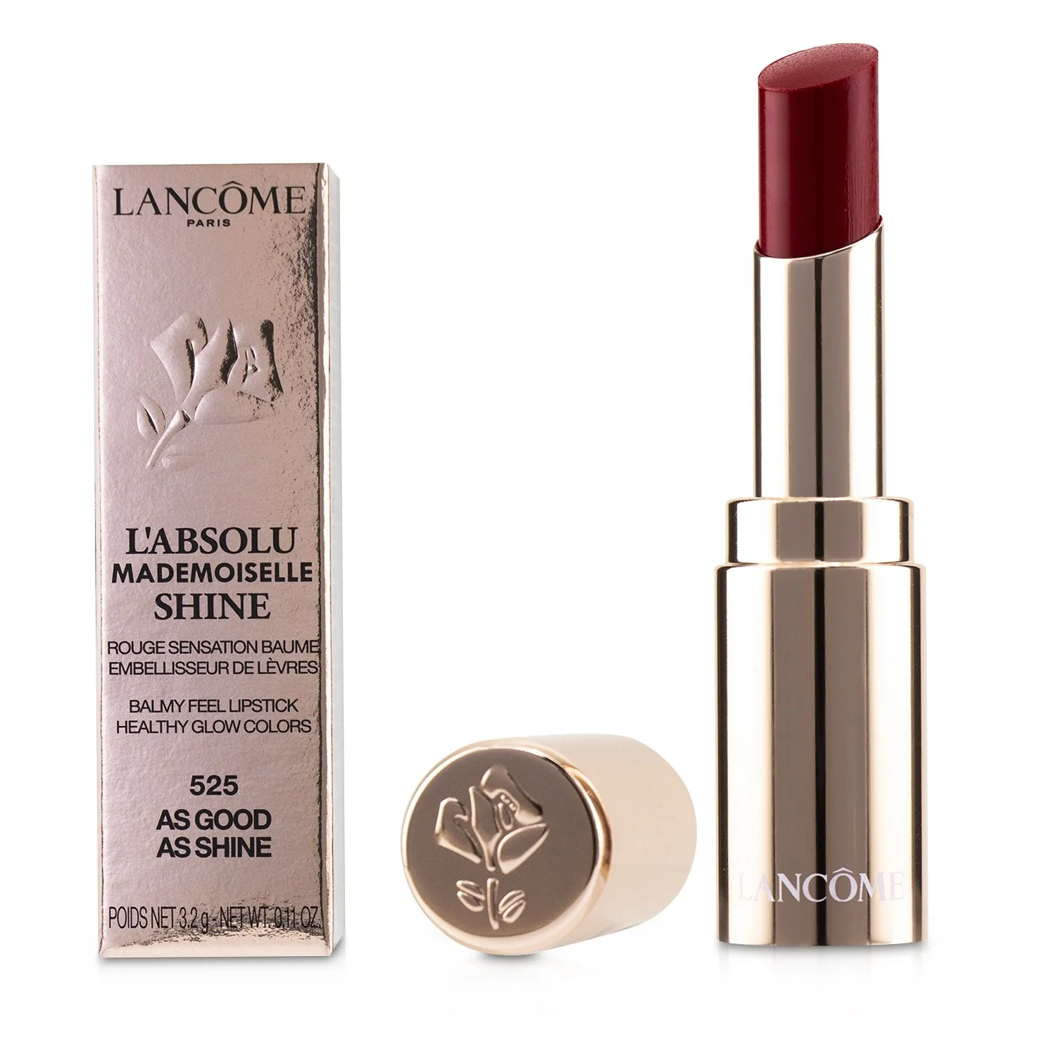 Lancome L'Absolu Mademoiselle Shine Balmy Feel Lipstick - # 274 Love To Shine  3.2g/0.11oz - Olabens