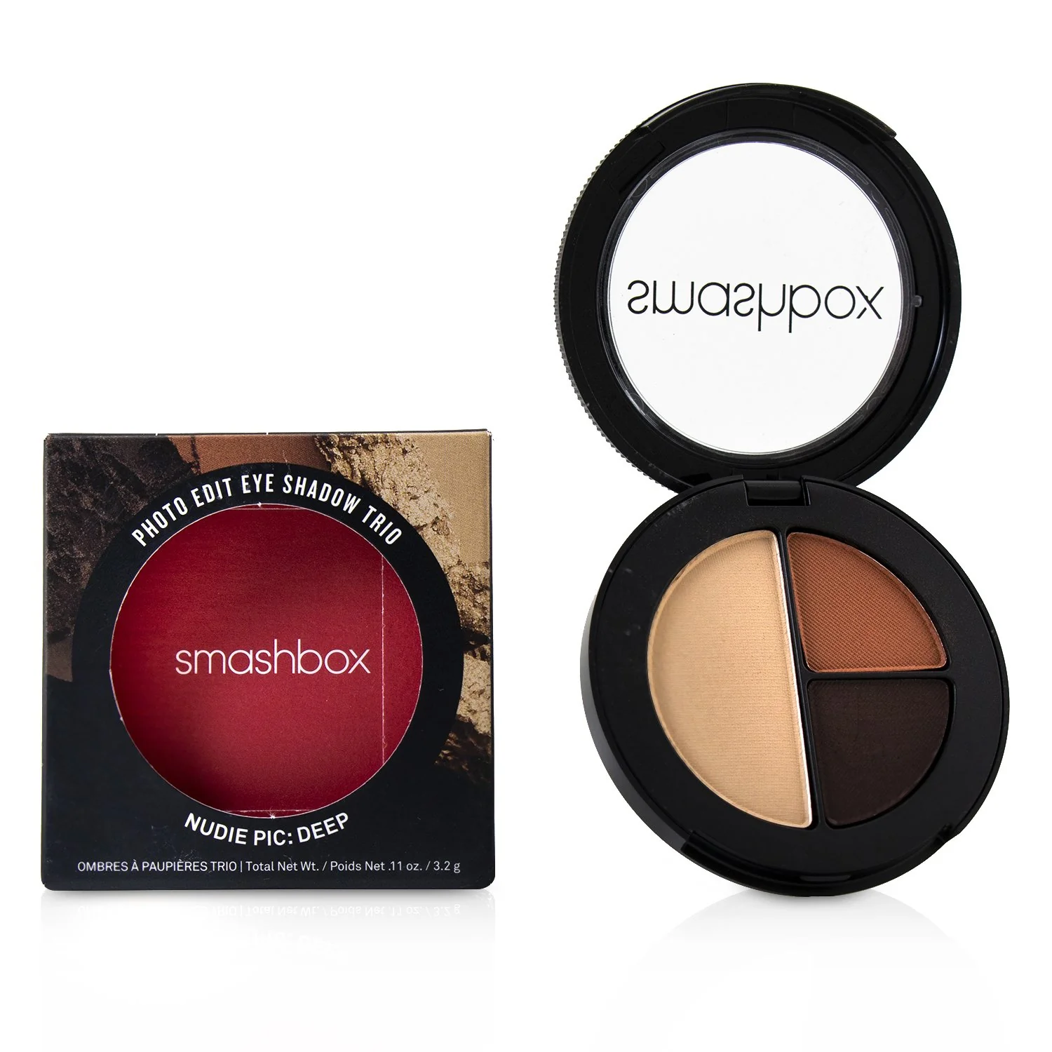 Smashbox Photo Edit Eye Shadow Trio - # Nudie Pic Deep (Vintage, In The Mood, Lacy Sunday)  3.2g/0.11oz - Olabens