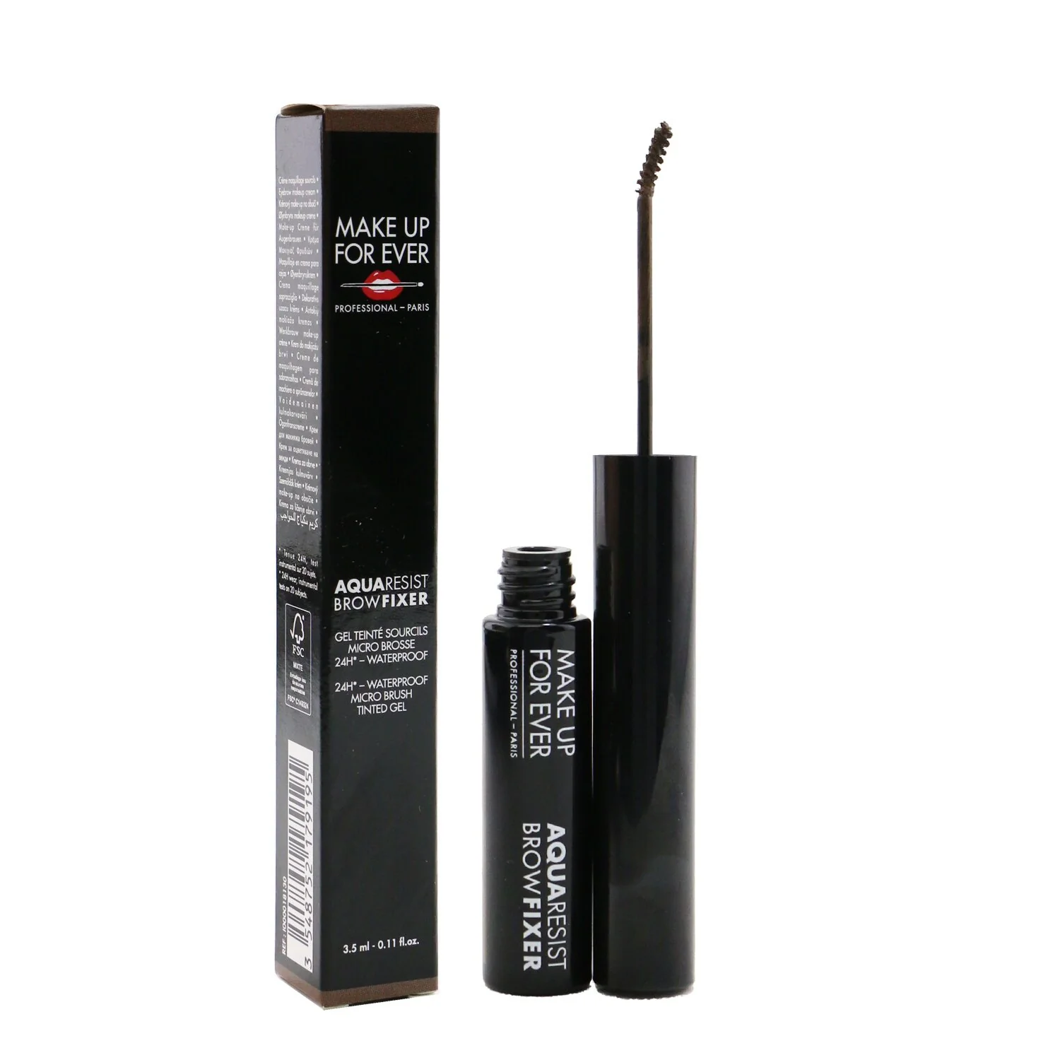 Make Up For Ever Aqua Resist Brow Fixer 24H Waterproof Micro Brush Tinted Gel - # 20 Deep Blonde  3.5ml/0.11oz - Olabens