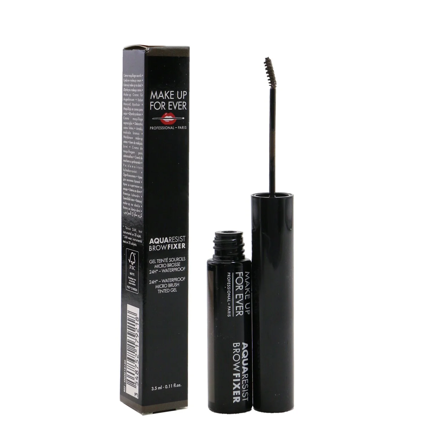 Make Up For Ever Aqua Resist Brow Fixer 24H Waterproof Micro Brush Tinted Gel - # 20 Deep Blonde  3.5ml/0.11oz - Olabens