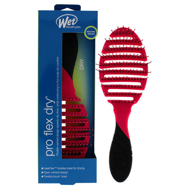 Wet Brush Pro Flex Dry Brush - Pink by Wet Brush for Unisex - 1 Pc Hair Brush - Olabens