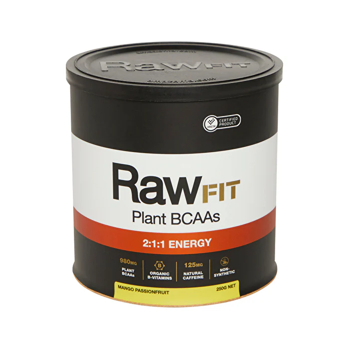 Amazonia Raw FIT Plant BCAAs 2:1:1 Energy Mango Passionfruit 250g - Olabens