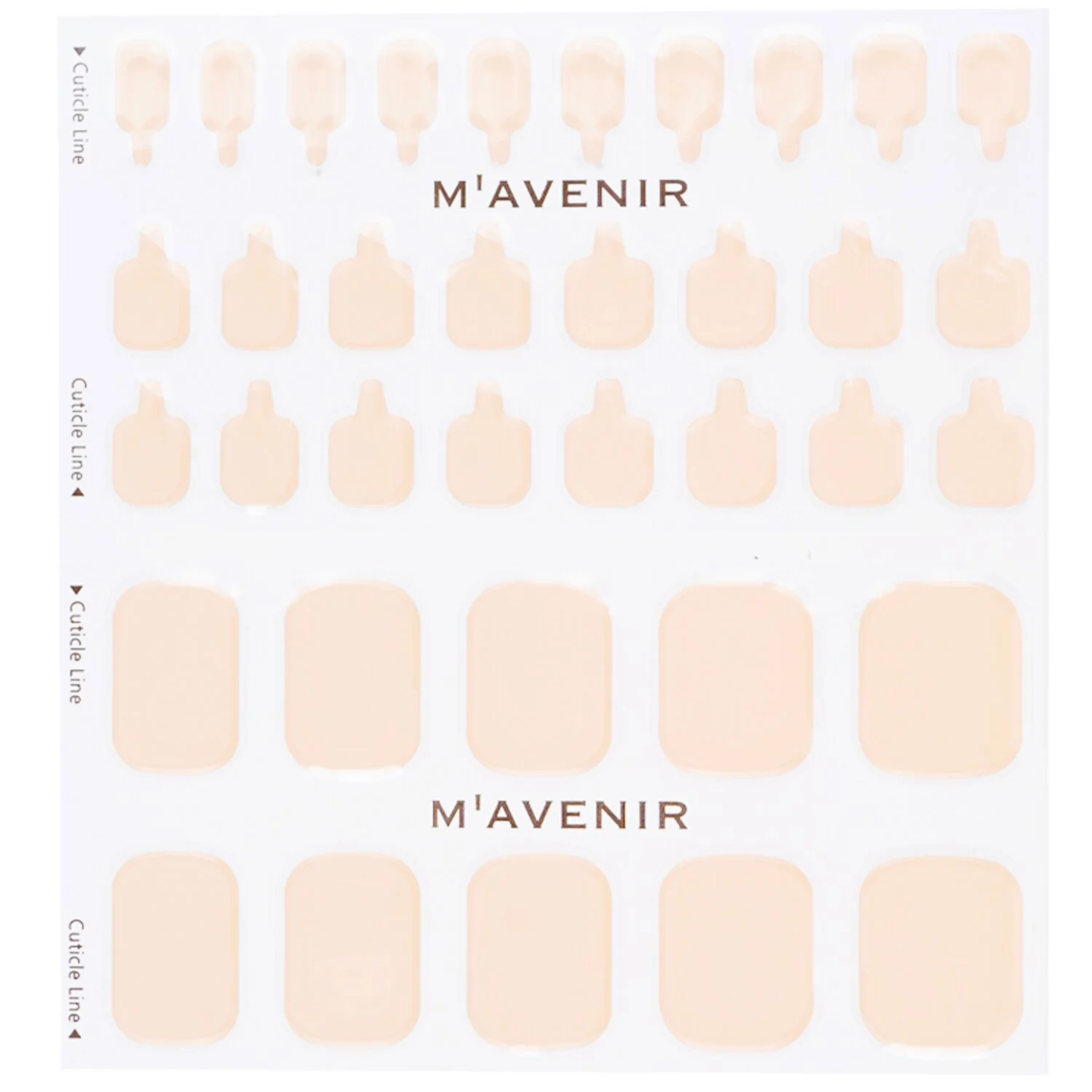 Mavenir Nail Sticker (Assorted Colour) - # Lollipops Nail  32pcs - Olabens
