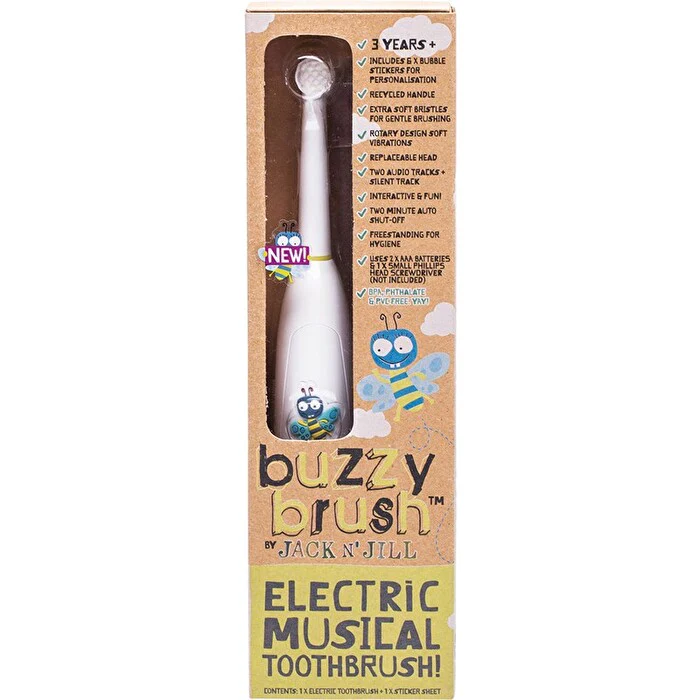 Jack N' Jill Buzzy Brush Electric Musical Toothbrush - Olabens