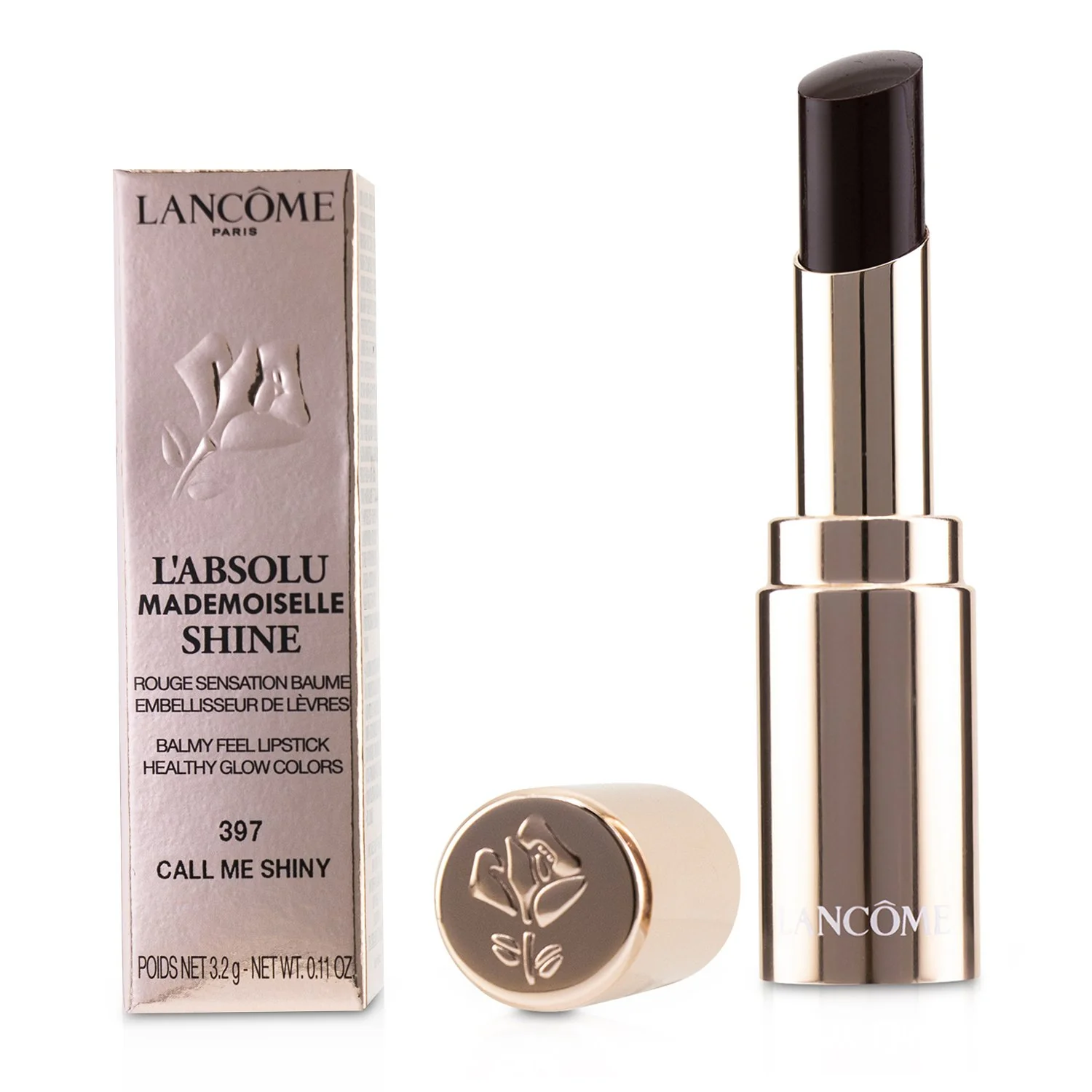 Lancome L'Absolu Mademoiselle Shine Balmy Feel Lipstick - # 274 Love To Shine  3.2g/0.11oz - Olabens