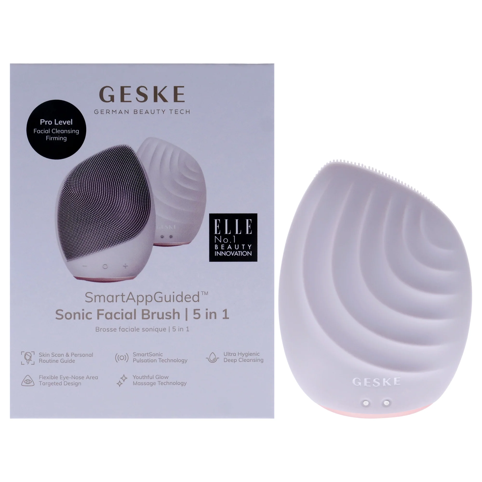 Sonic Facial Brush 5 in 1 - Starlight by Geske for Women - 1 Pc Brush - Olabens
