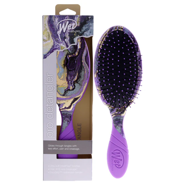Wet Brush Pro Detangler Bright Future Brush - Purple by Wet Brush for Unisex - 1 Pc Hair Brush - Olabens