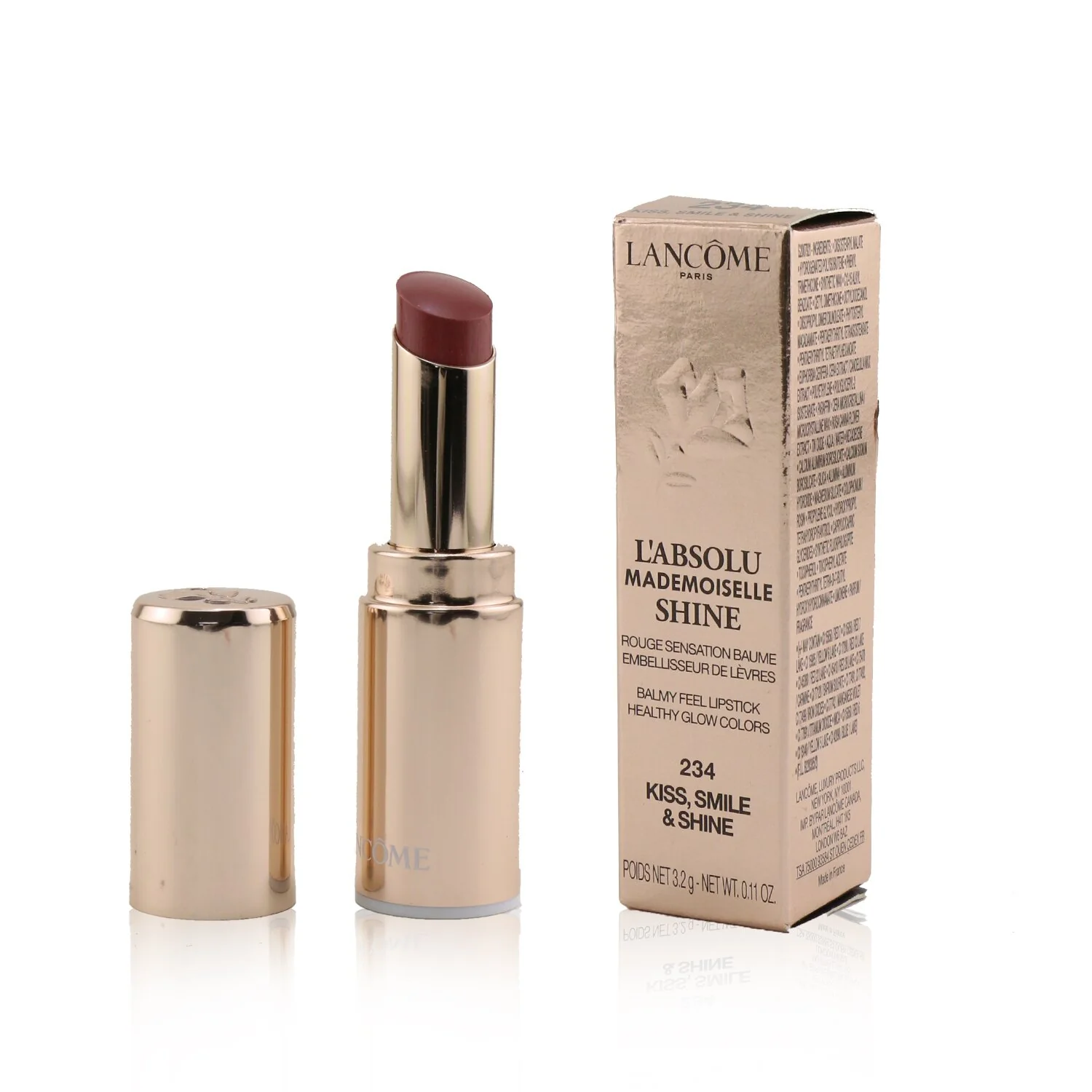 Lancome L'Absolu Mademoiselle Shine Balmy Feel Lipstick - # 274 Love To Shine  3.2g/0.11oz - Olabens