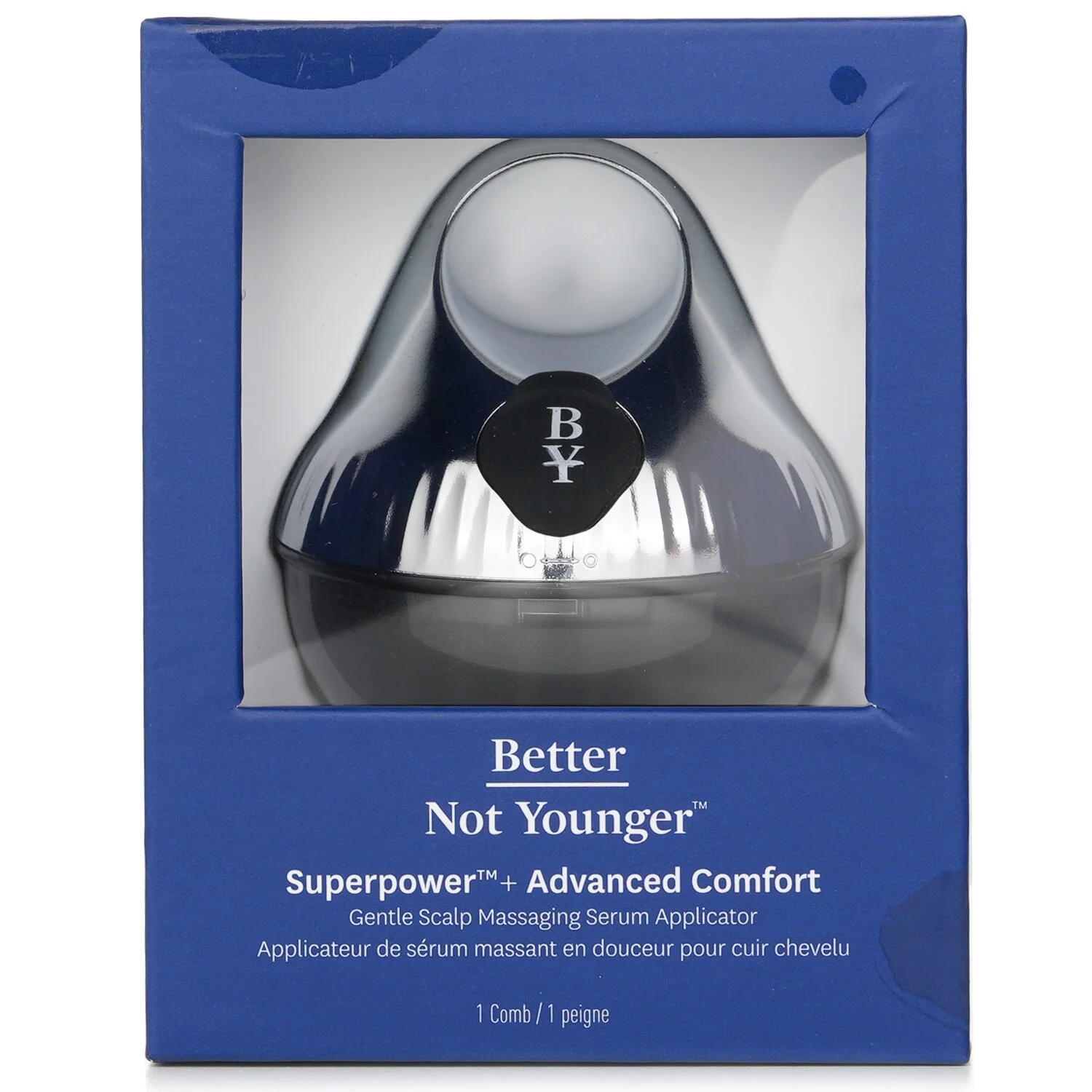 Better Not Younger Superpower+ Advanced Comfort Gentle Scalp Massaging Serum Applicator  1pc - Olabens