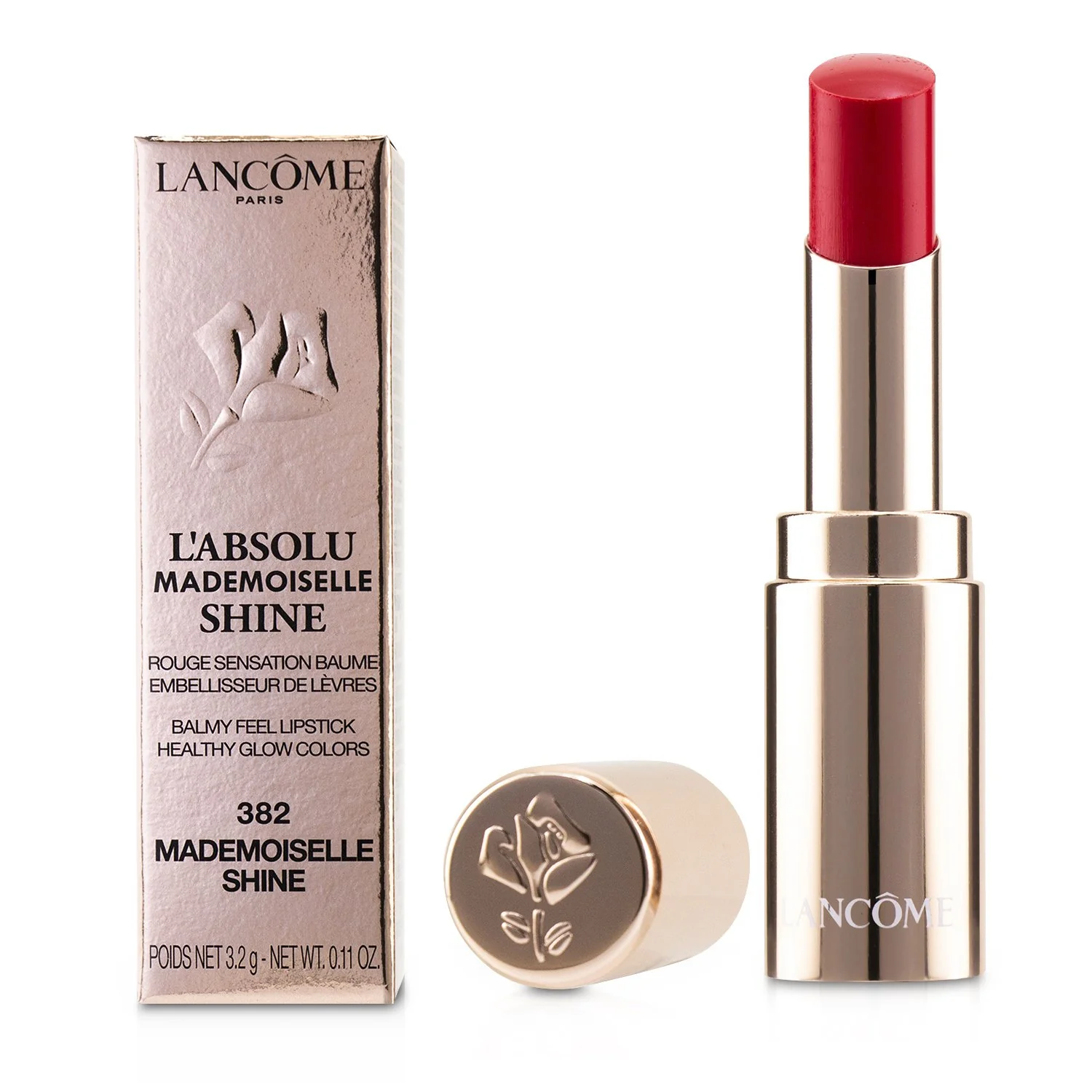 Lancome L'Absolu Mademoiselle Shine Balmy Feel Lipstick - # 274 Love To Shine  3.2g/0.11oz - Olabens