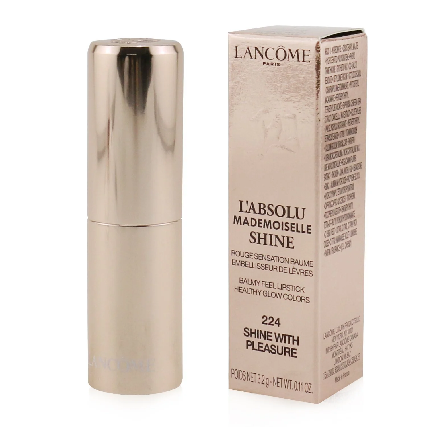 Lancome L'Absolu Mademoiselle Shine Balmy Feel Lipstick - # 274 Love To Shine  3.2g/0.11oz - Olabens