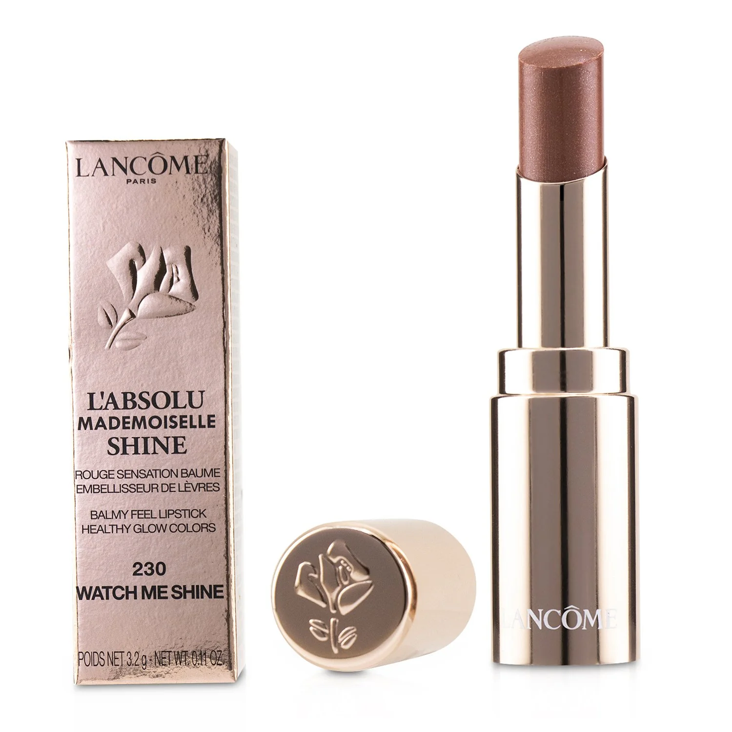 Lancome L'Absolu Mademoiselle Shine Balmy Feel Lipstick - # 274 Love To Shine  3.2g/0.11oz - Olabens