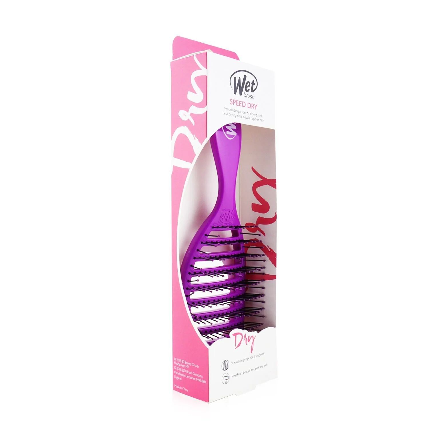 Wet Brush Speed Dry Detangler - # Purple  1pc - Olabens