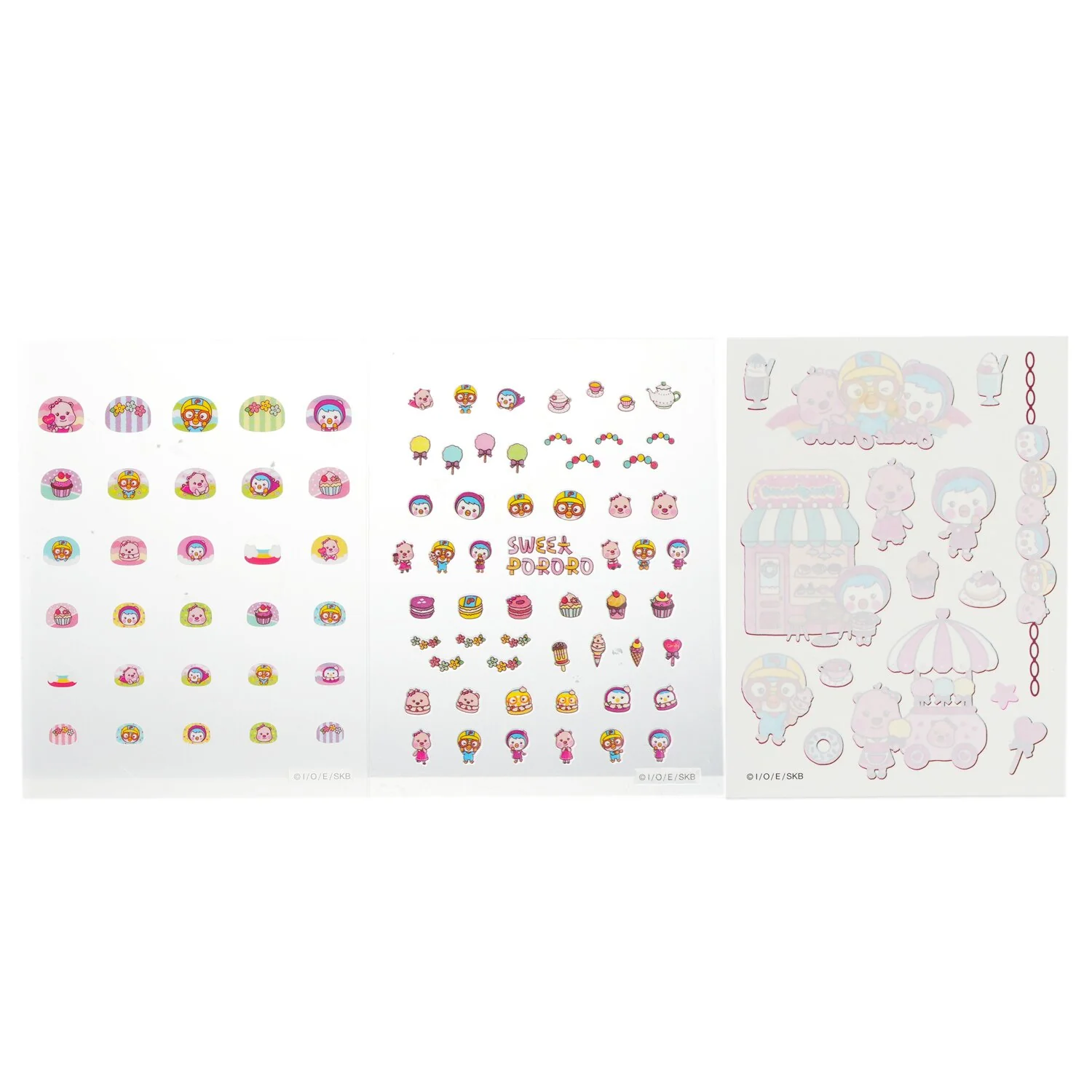 April Korea Pororo Nail + Hand Tattoo - # SPR 03  1pc - Olabens