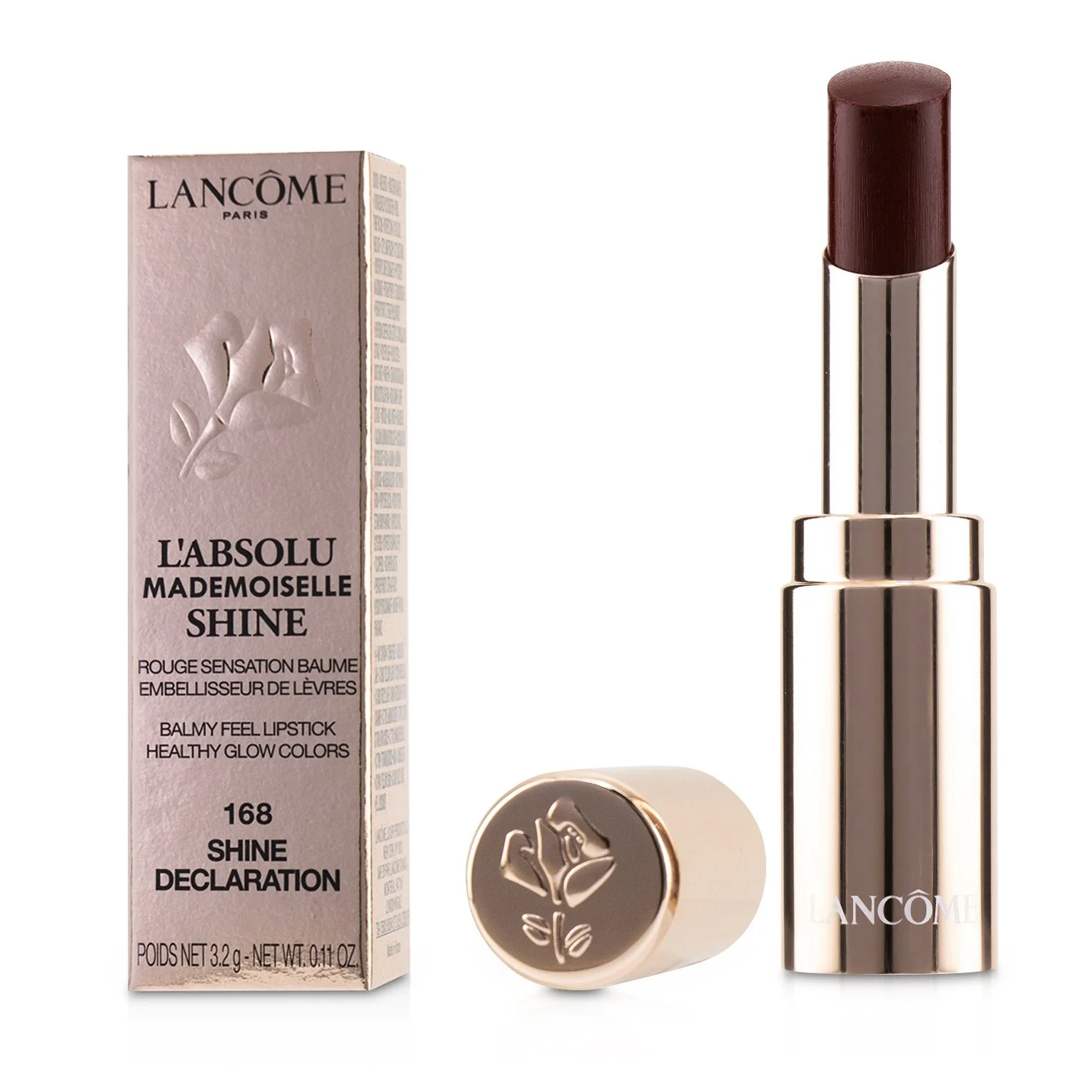 Lancome L'Absolu Mademoiselle Shine Balmy Feel Lipstick - # 274 Love To Shine  3.2g/0.11oz - Olabens