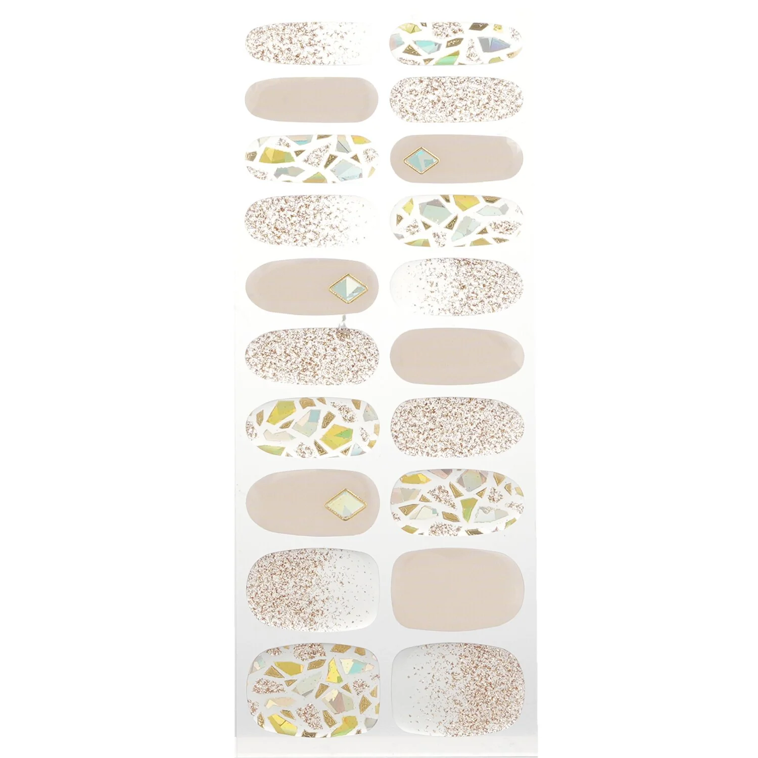 April Korea Nanaglow Nail Sticker - # GN18  20pcs - Olabens