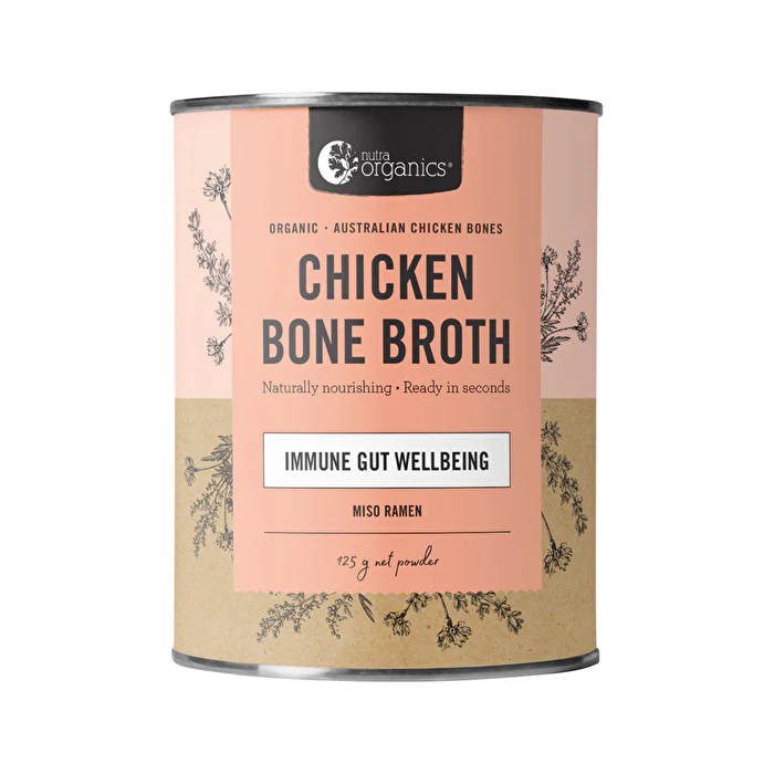 Nutra Organics Bone Broth Chicken Miso Ramen 125g - Olabens