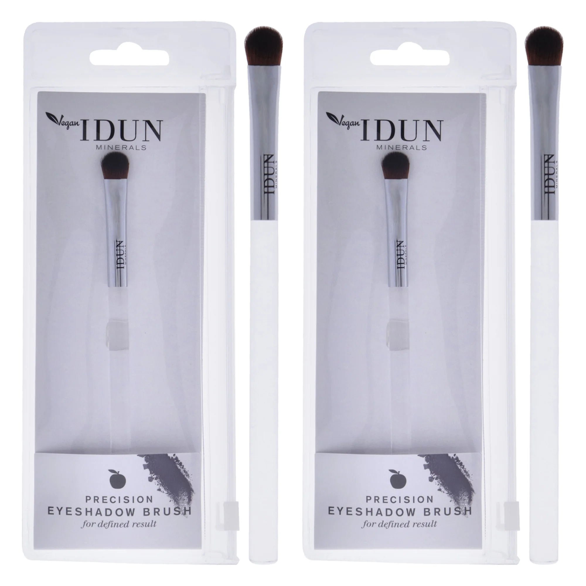 Precision Eyeshadow Brush - 013 by Idun Minerals for Women - 1 Pc Brush - Pack of 2 - Olabens