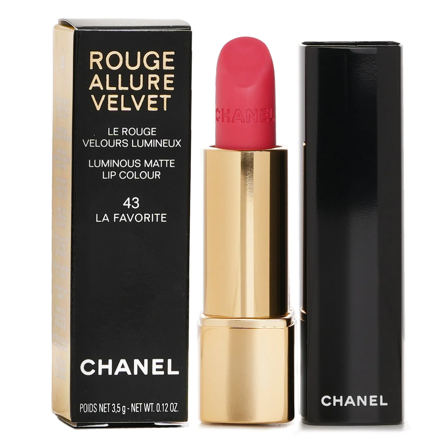 Chanel Rouge Allure Velvet Luminous Matte Lip Colour - # 47 Flamboyante  3.5g/0.12oz - Olabens