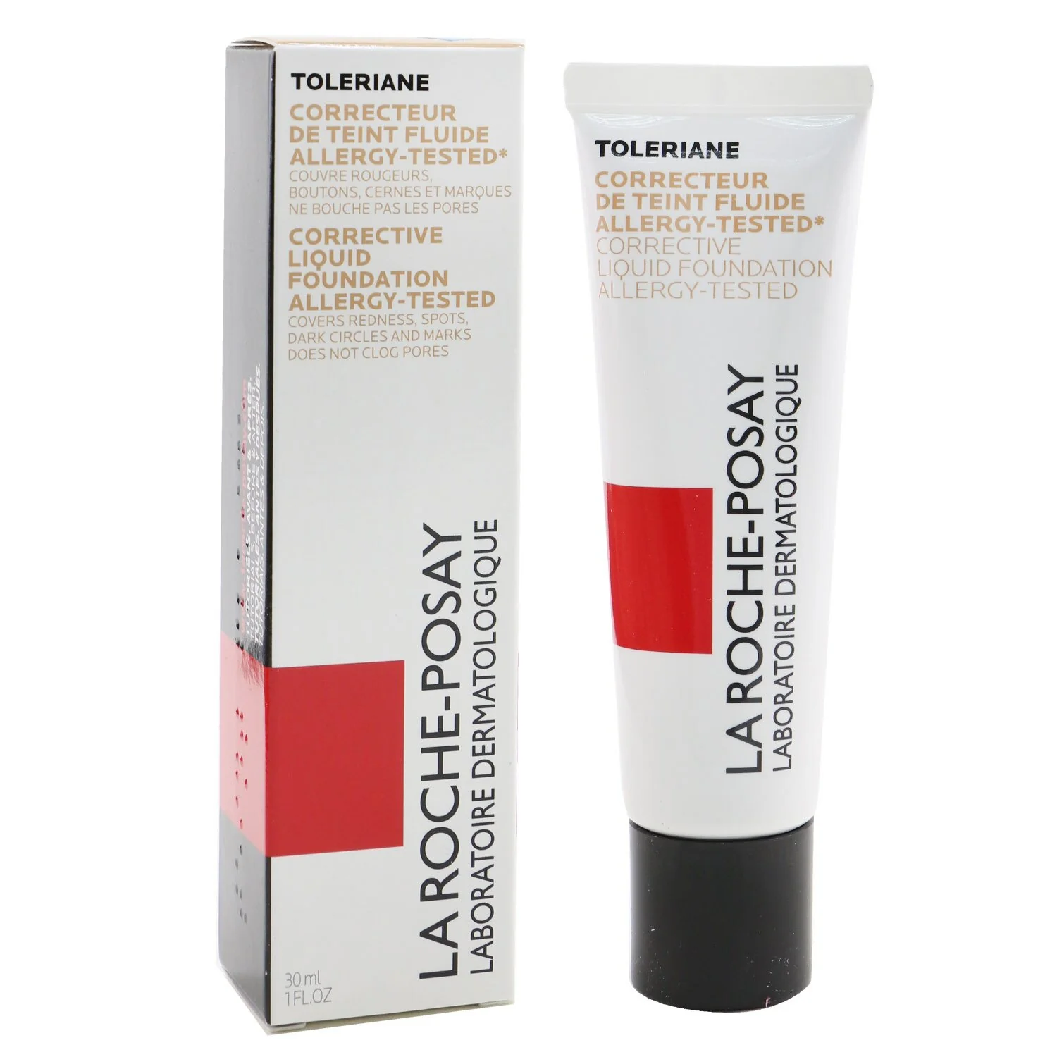 La Roche Posay Toleriane Teint Fluid Corrective Foundation SPF 25 - 11 Light Beige  30ml/1oz - Olabens