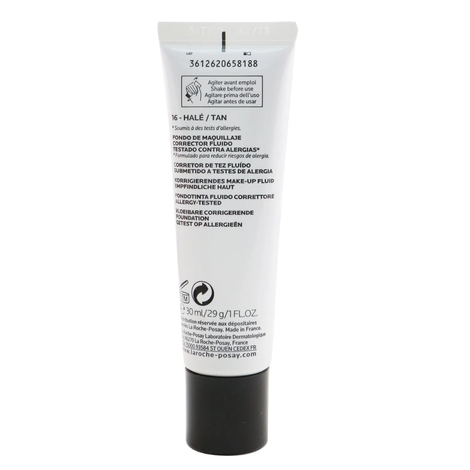 La Roche Posay Toleriane Teint Fluid Corrective Foundation SPF 25 - 11 Light Beige  30ml/1oz - Olabens