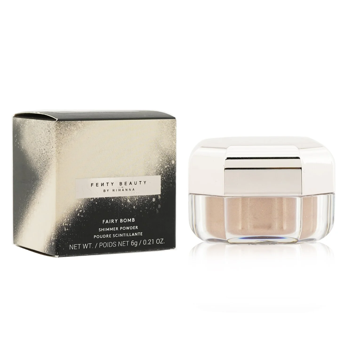 Fenty Beauty by Rihanna Fairy Bomb Shimmer Powder - # Trophy Wife (Glimmering Hyper Metallic Gold)  6g/0.21oz - Olabens