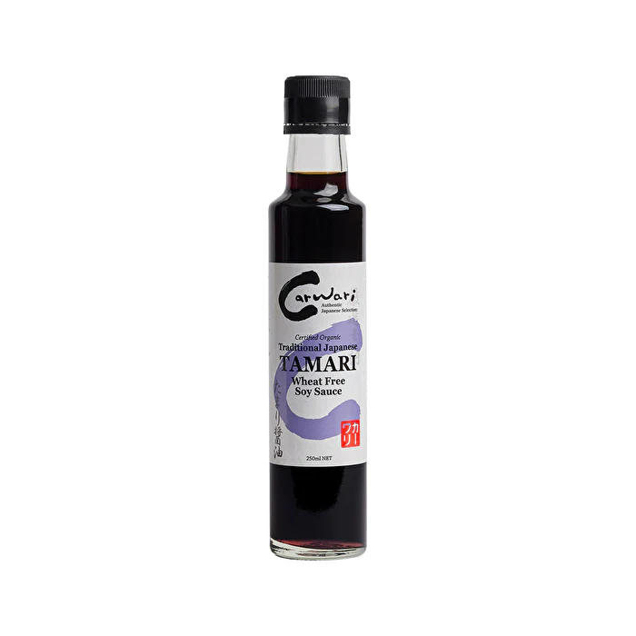 Carwari Organic Traditional Japanese Tamari (Wheat Free Soy Sauce) 250ml - Olabens