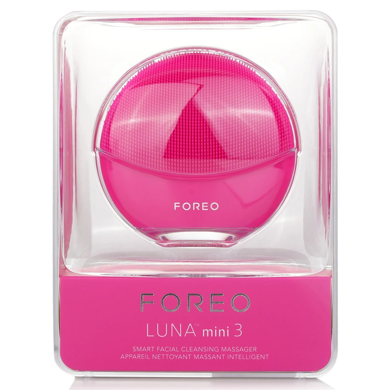 FOREO Luna Mini 3 Smart Facial Cleansing Massager - # Fuchsia  1pcs - Olabens