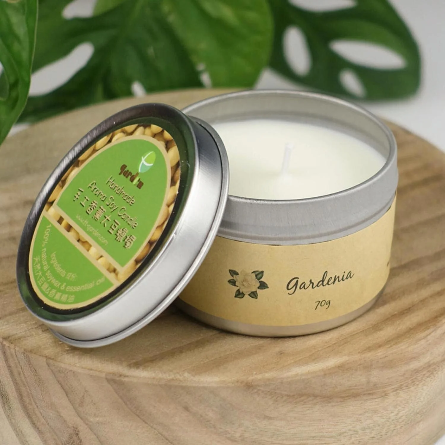 ttgarden Natural Handmade Soy Wax Aroma Candle - Gardenia  Fixed size - Olabens