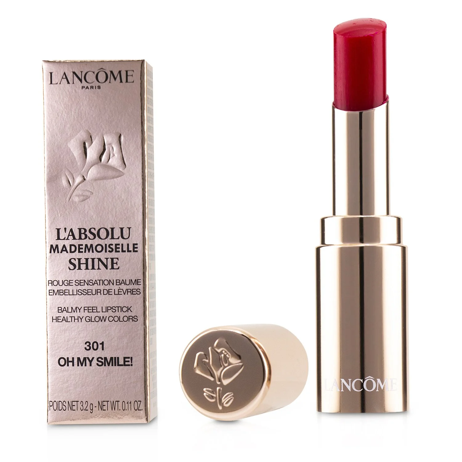 Lancome L'Absolu Mademoiselle Shine Balmy Feel Lipstick - # 274 Love To Shine  3.2g/0.11oz - Olabens