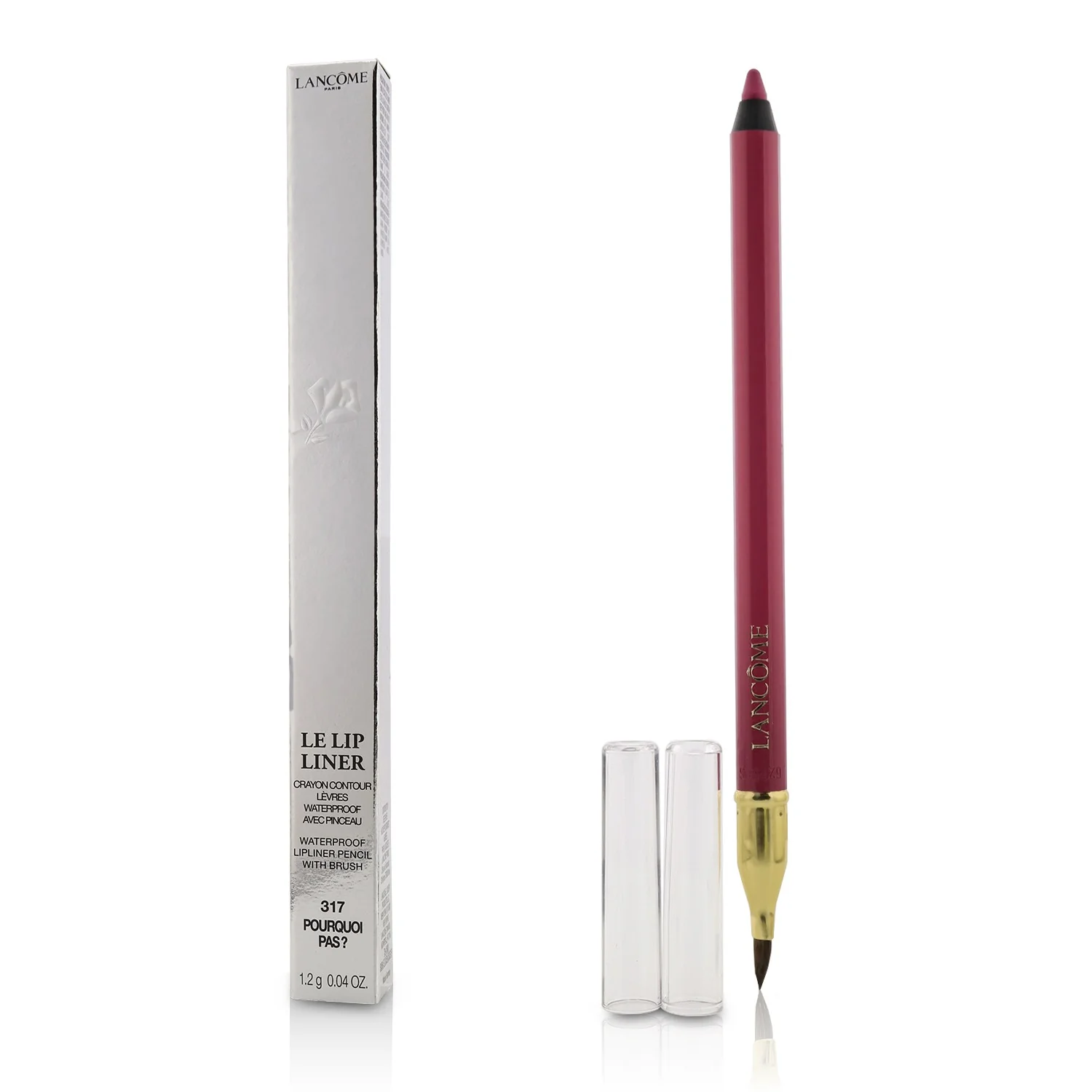 Lancome Le Lip Liner Waterproof Lip Pencil With Brush - #317 Pourquoi Pas?  1.2g/0.04oz - Olabens