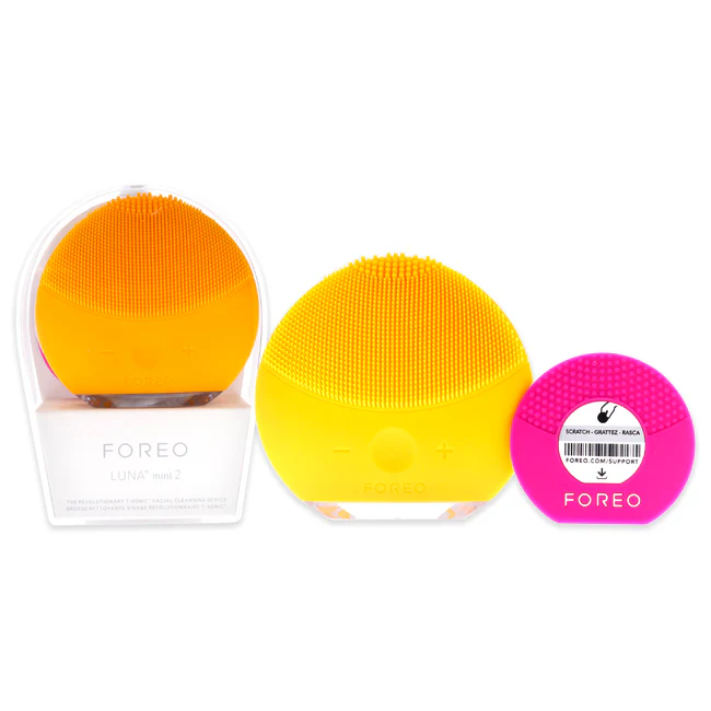 Foreo LUNA Mini 2 - Sunflower Yellow by Foreo for Women - 1 Pc Cleansing Brush - Olabens