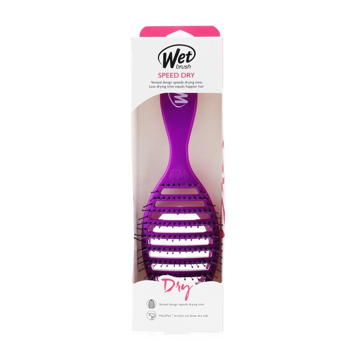 Wet Brush Speed Dry Detangler - # Purple  1pc - Olabens