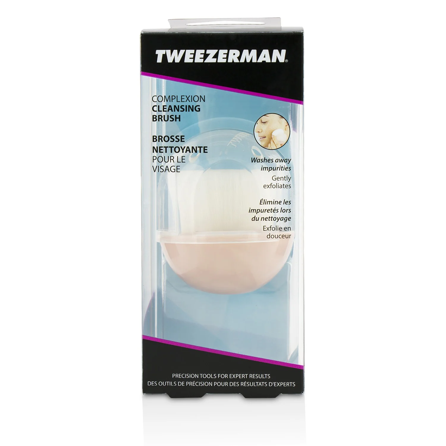 Tweezerman Complexion Cleansing Brush  1pc - Olabens