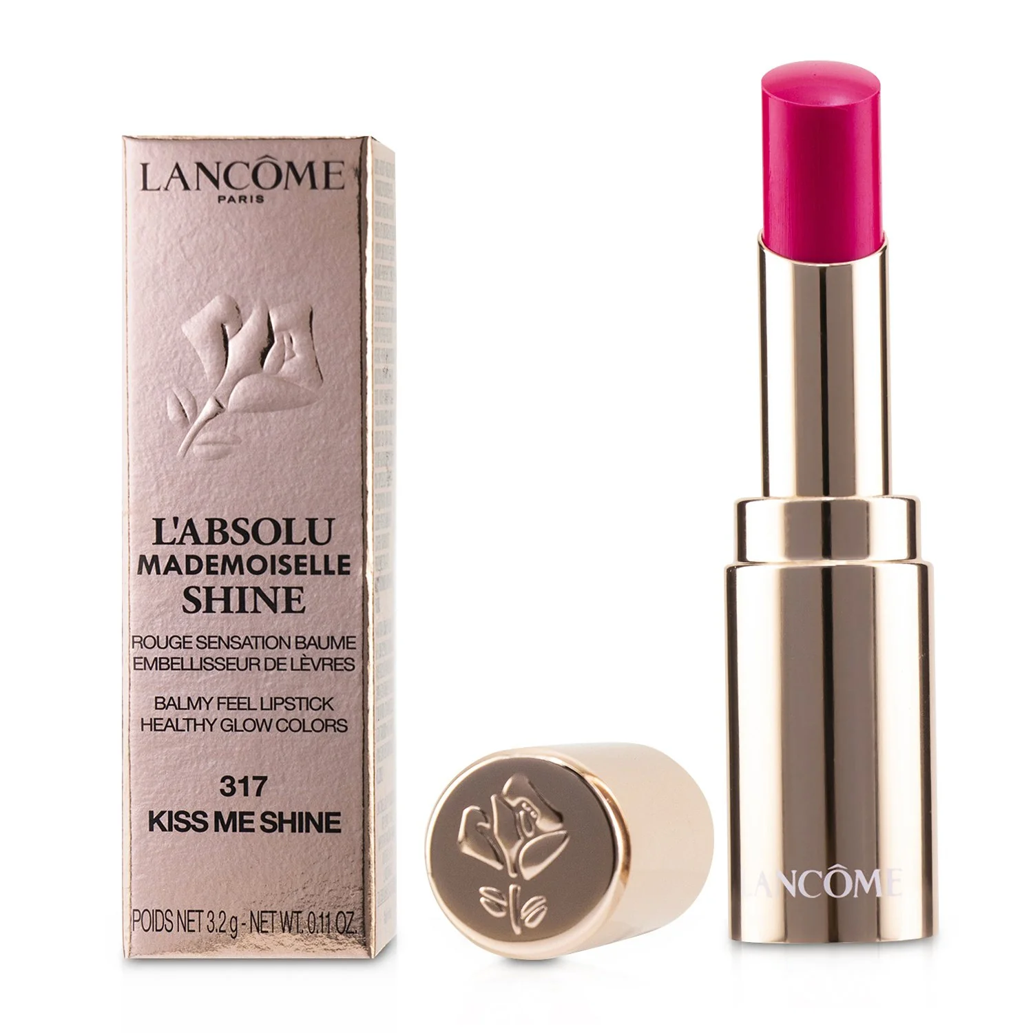 Lancome L'Absolu Mademoiselle Shine Balmy Feel Lipstick - # 274 Love To Shine  3.2g/0.11oz - Olabens