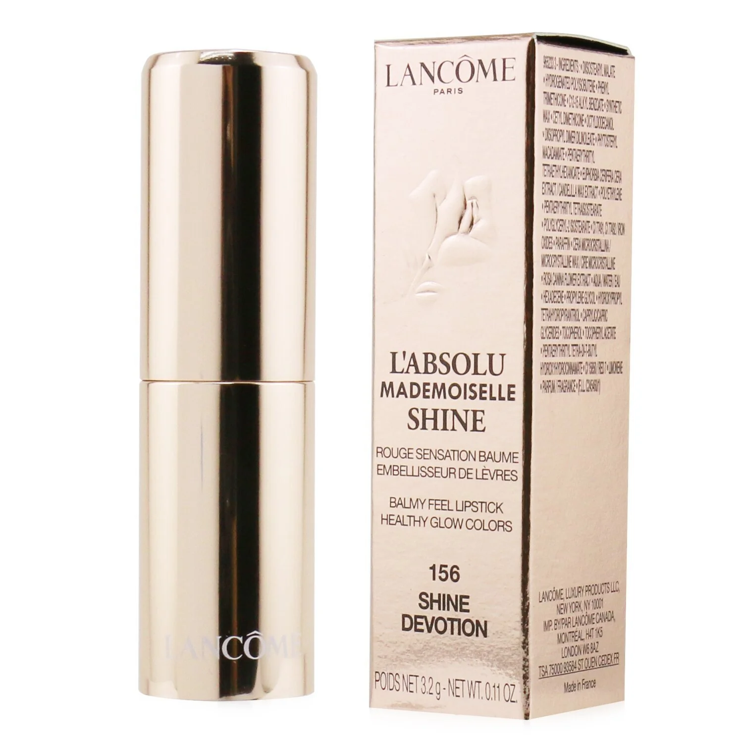 Lancome L'Absolu Mademoiselle Shine Balmy Feel Lipstick - # 274 Love To Shine  3.2g/0.11oz - Olabens