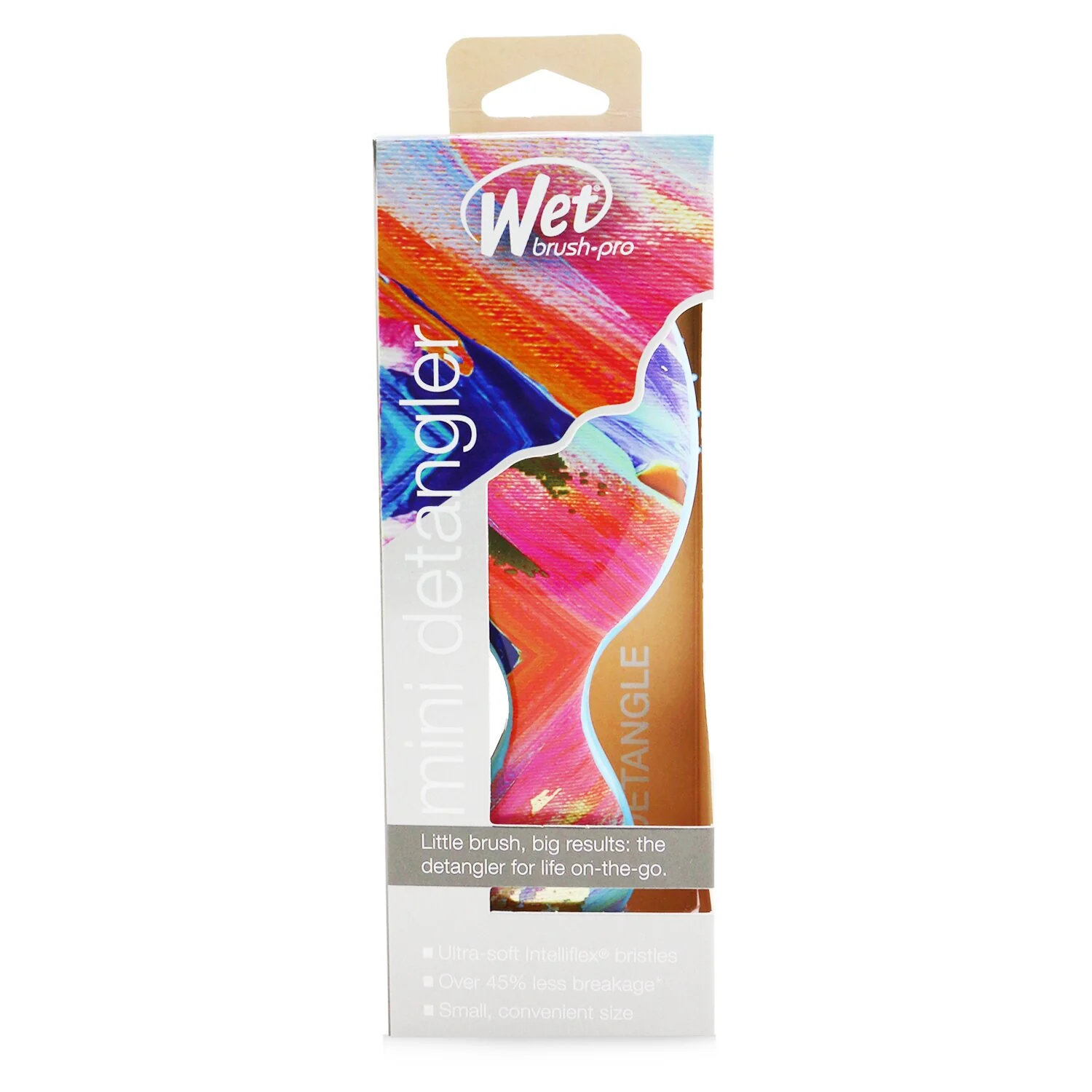 Wet Brush Pro Mini Detangler Bright Future - # Teal  1pc - Olabens